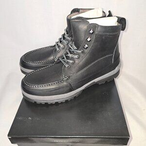Franco Fortini Montana Boots, Black, Men's US Size 8, NWT